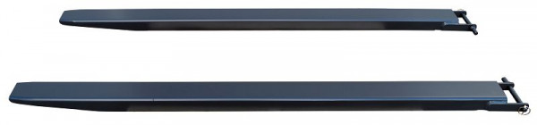 Durwen Gabelverlängerung, Länge: 1500 mm, Lastschwerpunkt: 900 mm, Tragfähigkeit: 8000 kg, Gabelzinkenquerschnitt: 200x80 mm, VE: 1 Paar, GVS 100-1500