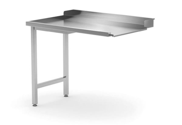 Hendi Ablauftisch für Geschirrspüler, LxBxH: 1000x700x850 mm, linke Seite, 231760