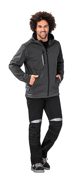 Planam Outdoor Hawk Softshelljacke, anthrazit, Größe XXXL, 3357064
