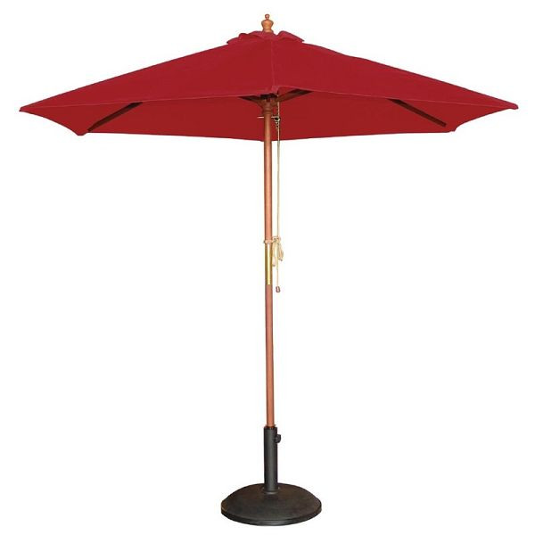 Bolero runder Sonnenschirm rot 3m, GL305
