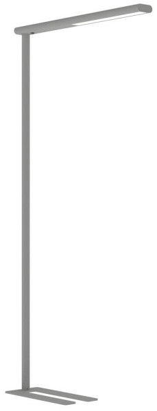 Deskin LED Standleuchte aus Aluminium, Silber, 1950 mm, 330179