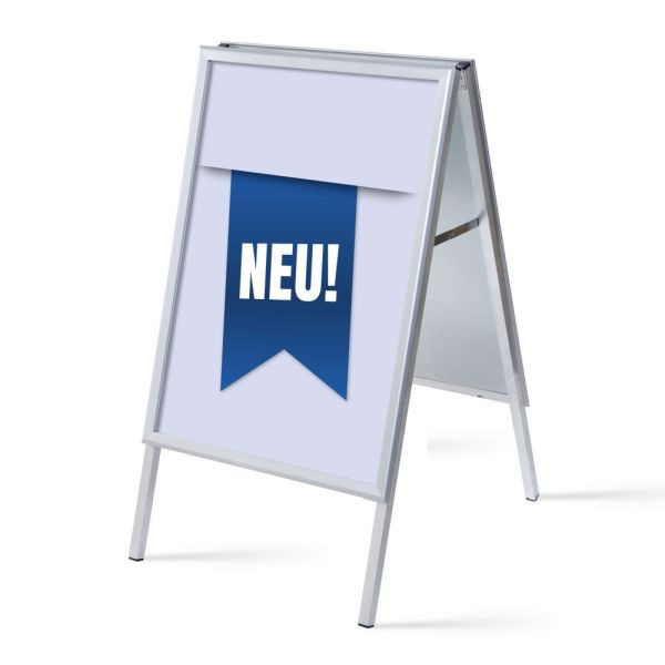 Showdown Displays Kundenstopper A1 Komplettset Neu Blau Deutsch, ZPA1G32MEI233