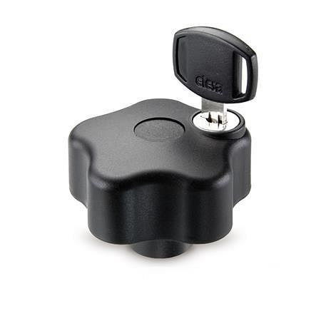 Ganter Sicherheits-Sterngriffe, Kunststoff (GN 5337.9-63-M8-SU), VE: 5 Stück, 5337.9-63-M8-SU