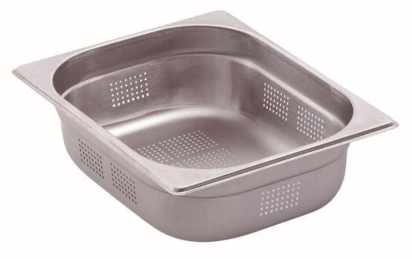 Bartscher GN Behälter, 1/2, Tiefe 100 m, gelocht, A102100