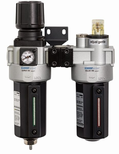 Bahco 1/2" Luftfilter & Schnmiereinheit mit T-Typ-Fitting, BP255T