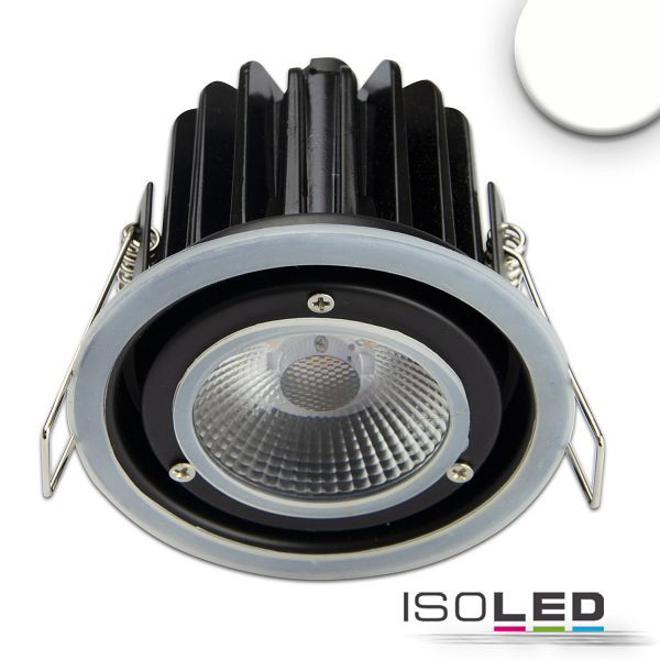 ISOLED LED Einbaustrahler Sys-68 MiniAMP, 8W, 24V DC, 4000K, CRI80, dimmbar (exkl. Cover), 115081