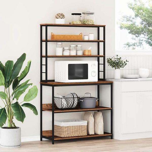 vidaXL Küchenregal Altholz 100 x 40 x 168 cm Holzwerkstoff, 883896