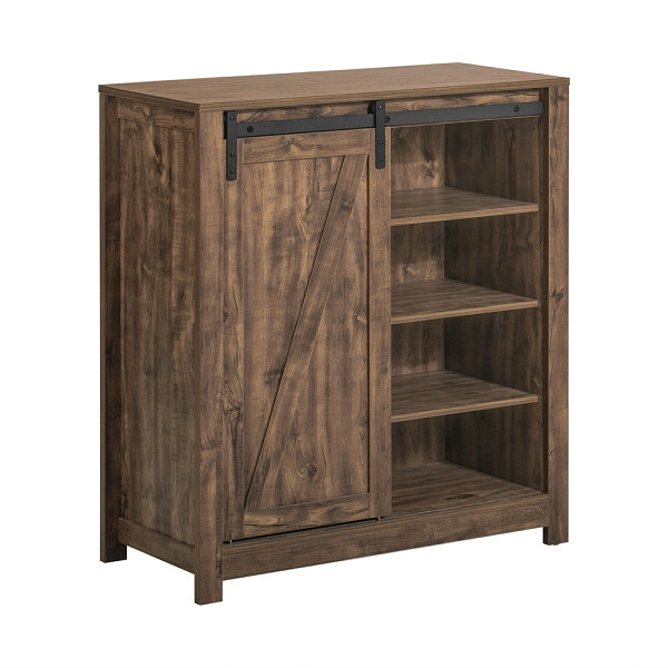 SoBuy Schuhschrank mit einer Tür Holzfarbe 80x35x91.5cm, Modern, FSB59-N