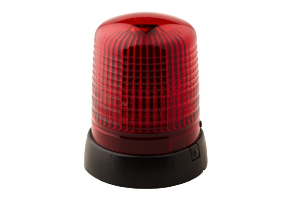 HELLA Halogen-Rundumkennleuchte - KL 7000 - 230V - rot - Anbau/geschraubt, 2RL 008 064-001