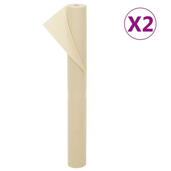 vidaXL Wintervlies 2 Rollen 70 g/m² 10x1,6 m, 3203511