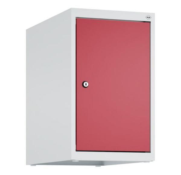 C+P Schrankaufsatz Classic PLUS, Aufsatzschrank, 7035/3003, Zylinderschloss, 500x300x500mm, 1 Abteil, 080090-10 S10016