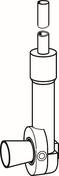 KWC WC-Spülrohr, Unterputz, für WC-Spüler, höhenverstellbar, 2000101466