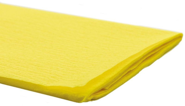 Werola Feinkrepppapier - 50 x 250 cm, gelb, VE: 2,5 m, 12061-106