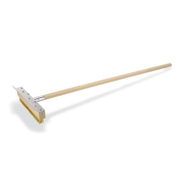 WAS Reinigungsbürste mit Schaber, 95 cm, 2295950, 4044925053228