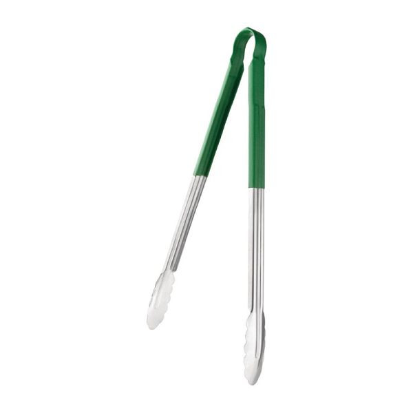 Hygiplas farbkodierte Servierzange grün, 40,5 cm, HC851