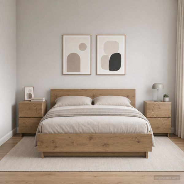vidaXL Nachttisch 2 stk. Artisan-Eiche 33,5 x 34,5 x 50 cm, 8011404