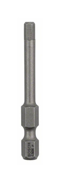 Bosch Schrauberbit Extra-Hart HEX 4, 49 mm, 3er-Pack, VE: 5 Stück, 2607001733