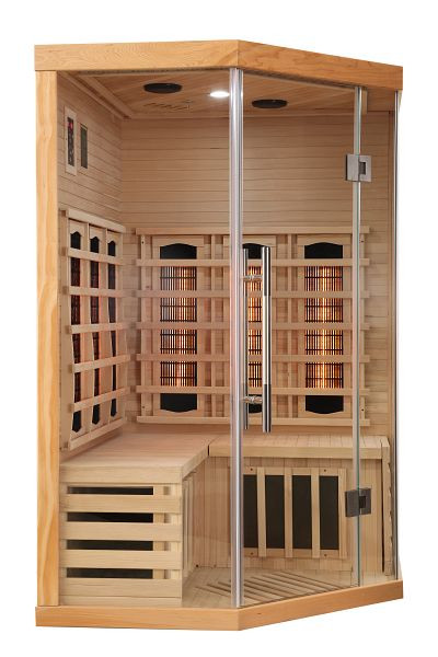 Sanotechnik SUPREME Infrarotkabine 2 Personen, 120x120x190 cm (Bausatz), SB80120