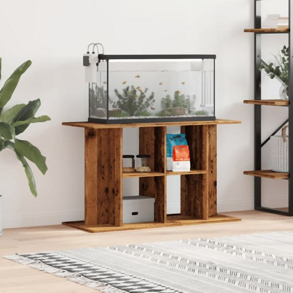 vidaXL Aquariumständer Altholz-Optik 100x40x60 cm Holzwerkstoff, 857274