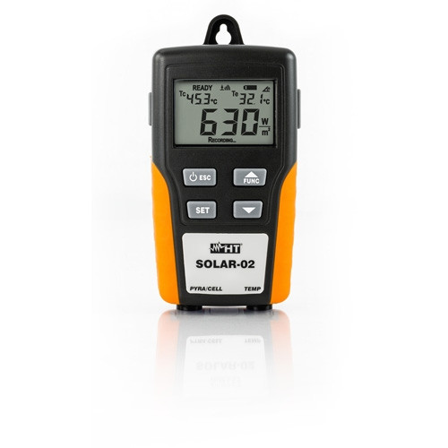 HT Instruments Externer Datenlogger mit Funkmodul zur Messung der Einstrahlung & Temperatur, 1006720