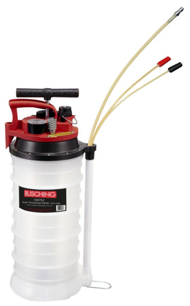 Busching Vakuum/Druckpumpe "MAGiC" 10,5L, inkl. 3 Sonden OD 9,8/6,7/5,8mm, 100753
