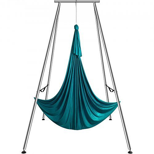 VEVOR Aerial Yoga Hängematte mit Yogarahmen 6 x 2,6 m, Grün, KJDC293M6MDC3ZFUDV0
