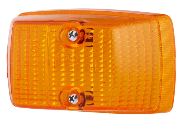 HELLA Lichtscheibe, Blinkleuchte, Halogen, ECE, Lichtscheibenfarbe: gelb, links, 9EL 110 737-001