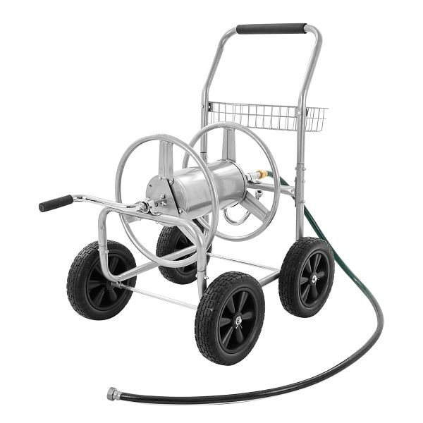 VEVOR Schlauchtrommelwagen 300 Fuß. Robuste Gartenwasserbepflanzung mit Korb, SGJPC4GG300FALXR0V0