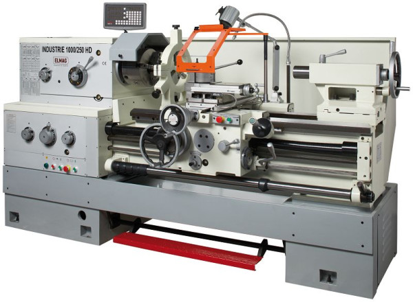ELMAG Universal-Drehmaschine, Industrie 1500/250 HD, inklusive 3-Achs-Positionsanzeige 'SINO', 88177