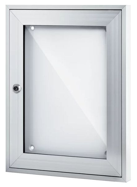 ewb Schaukasten 30 - weiß RAL 9016, Öffnung: Drehflügel, Sichtfläche: 2*A4, MTK3002PB