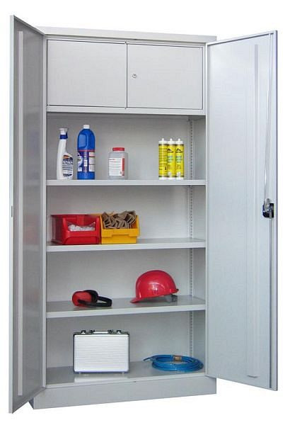 Pavoy Flügeltürenschrank 1950/400/1000, Drehgriff, Wertfach, Böden gepulvert, 31316-100-401-910905
