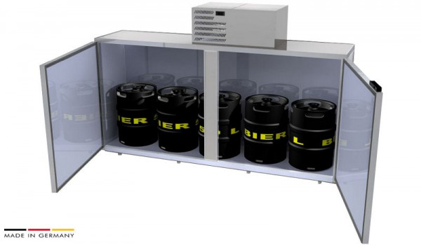 hefa Fasskühler FK 5 Typ 3, Abmaße: 1.110/1.410 x 2200 x 505 mm, FK 5 Typ 3