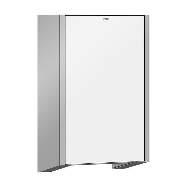 KWC Händetrockner, EXOS, Edelstahl, IR, 200x325x120 mm, Front ESG weiß, 230 V, 2030034660