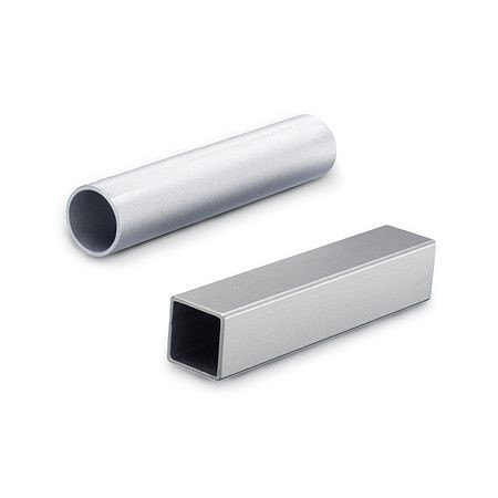Ganter Konstruktionsrohre, Stahl / Aluminium (GN 990-AL-D60-100-BL), VE: 25 Stück, 990-AL-D60-100-BL