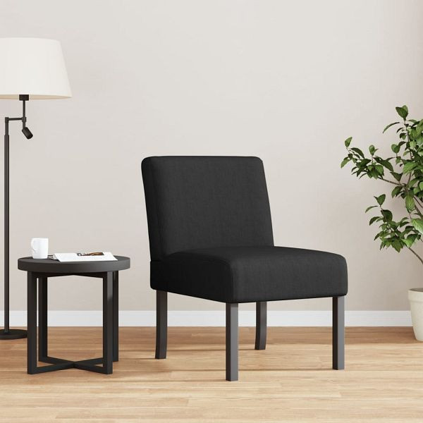 vidaXL Polsterstuhl Schwarz Stoff, 352459, 8720845759179