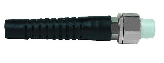 Prevost Drehgelenkverschraubung, mit Teflon vorbeschichtet für Polyurethan, AG BSPT= R 3/8, Ø Innen/Außen= 8 x 12 mm, PUR 1238R