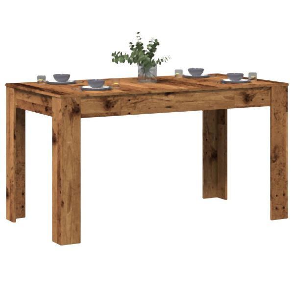 vidaXL Esstisch Altholz-Optik 140x74,5x76 cm Holzwerkstoff, 856572