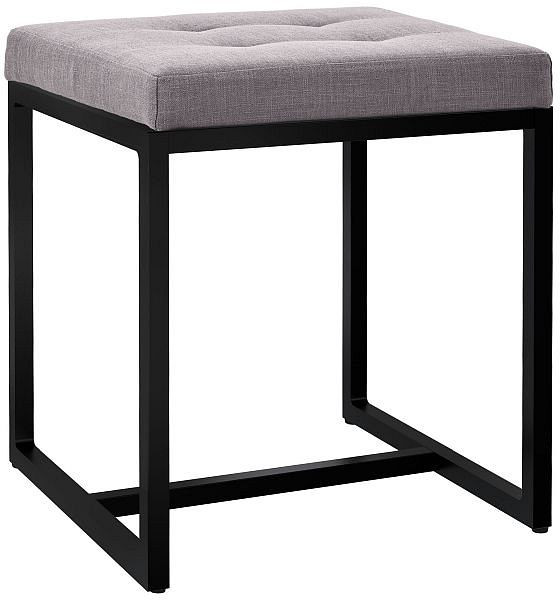 CLP Sitzhocker Barci B Stoff, grau, 325062, 4255716336707