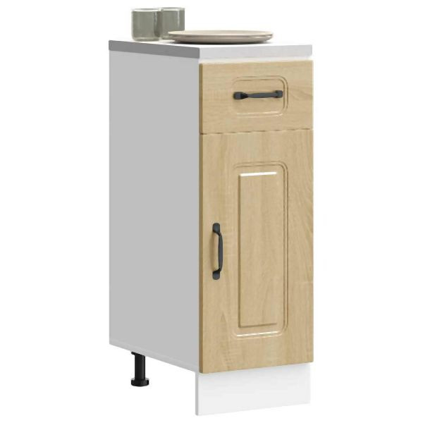 vidaXL Küchenunterschrank Kalmar Sonoma-Eiche Holzwerkstoff, 853460