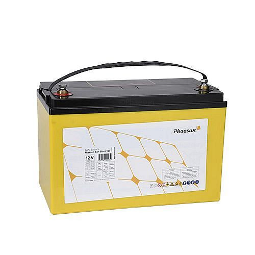 Phaesun Batterie AGM Sun Store 125, 340093, 4250730220032