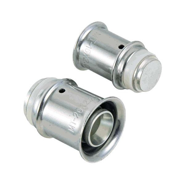 Multitubo Metall-Press-Blindstopfen 25mm, Messing, ohne Entlüftung 29540, 103018