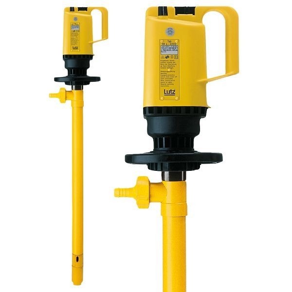 Lutz Fasspumpe LAUGEN, Motor elektrisch (MI 4-500W), Tauchtiefe: 1200 mm (Container), für dünnflüssige Chemikalien, 0205-106