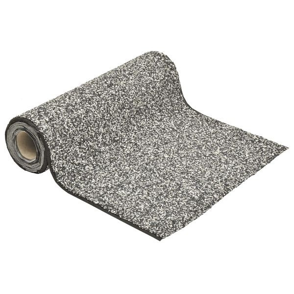 vidaXL Steinfolie Grau 700x40 cm, Material: PP-Vlies, wasserfester Kleber, 4007532