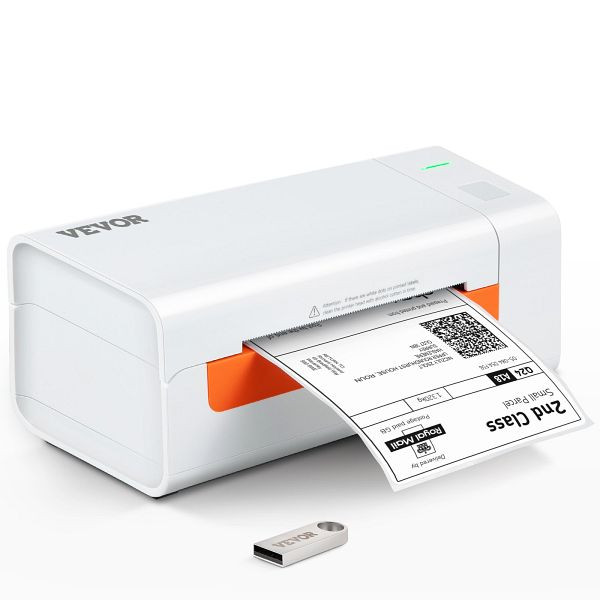 VEVOR Etikettendrucker Labeldrucker 203DPI edikettendruckgerät 40-108mm USB, YSBQDYJFTSYCBYHKSV2