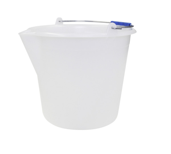 Schneider Eimer, Inhalt 18 L, Ø 360 mm, Material: NPE; weiß-natur, 200882