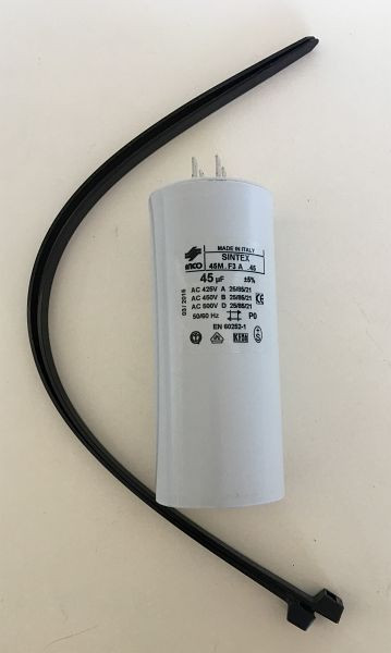 ELMAG Kondensator 45 µF für Stromerzeuger, Typ SEB6000/7000W (E) und SEB 200X1mit AL LSA36L5 und L7 sowie EW200AC, 9503075