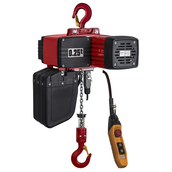 DELTA Premium Elektrischer Kettenzug Typ DEH 400V, 8/2m/min 1-Strang, 0,25t mit 3m Hubhöhe, DH.0.DEH.002503.03