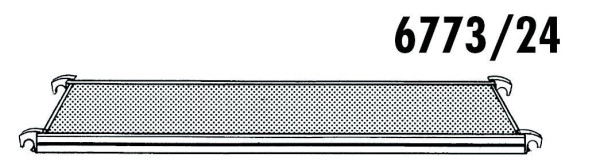 HYMER Bühne ohne Durchstiegsklappe, Länge 2,45 m, Breite 0,65 m, 677324