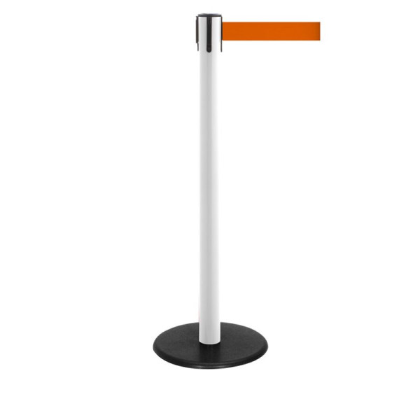 Stein HGS Personenleitsystem -P-Line Famous-, weiß, orange, mit Gurtendstück (Standard), Gurtlänge: 4 m, 12821-2202