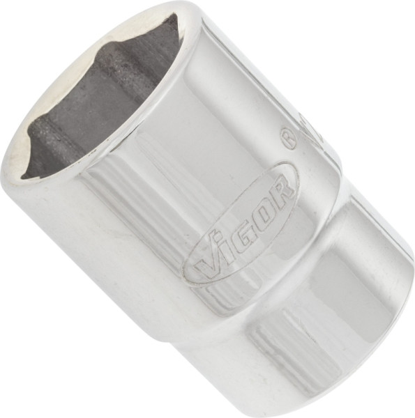 VIGOR Steckschlüsseleinsatz, Vierkant hohl 20 mm (3/4 Zoll), Außen-Sechskant Profil, 28 mm, V2256N
